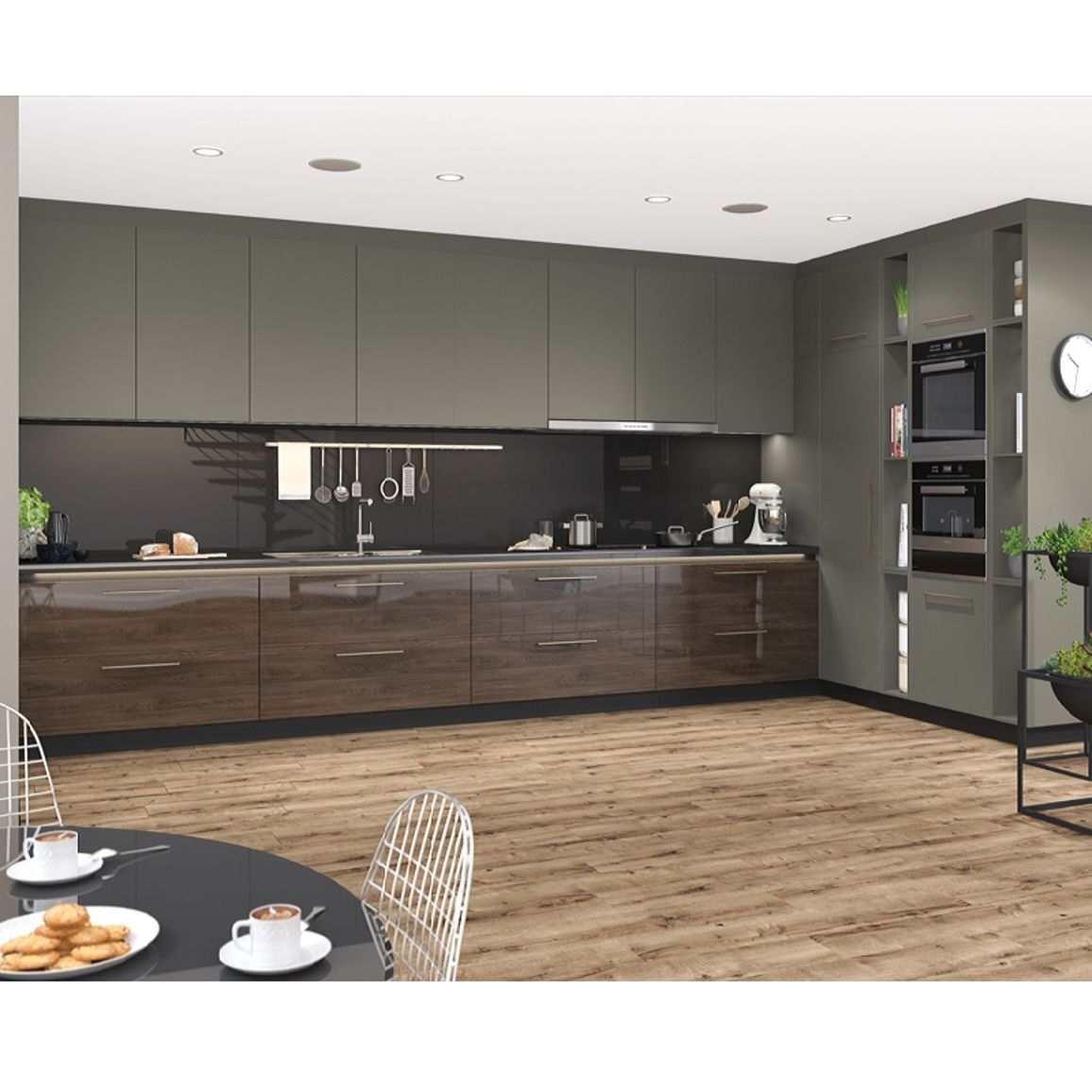 МДФ AGT 728 Сірий шовк Soft Touch \ двосторонній Soft Touch 2800х1220х18мм