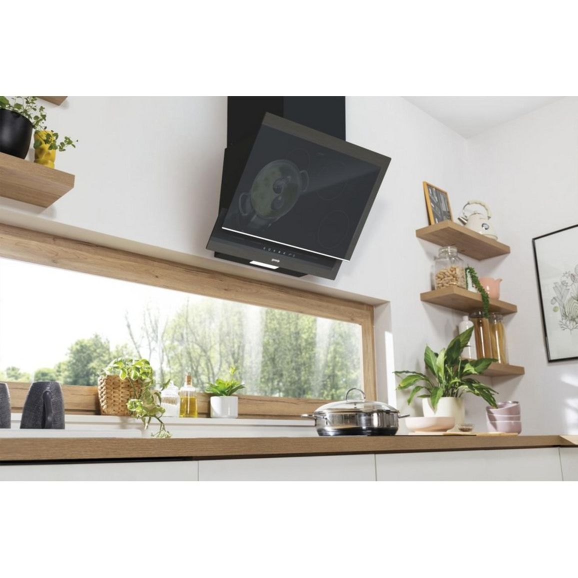 Вытяжка наклонная WHI649B21S Gorenje