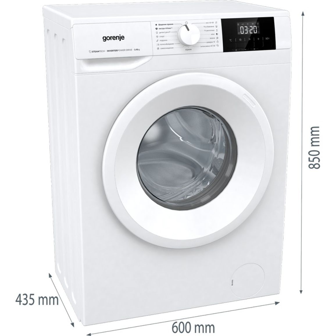 Пральна машина WNGPI61SBS Gorenje Пральна машина WNGPI61SBS Gorenje