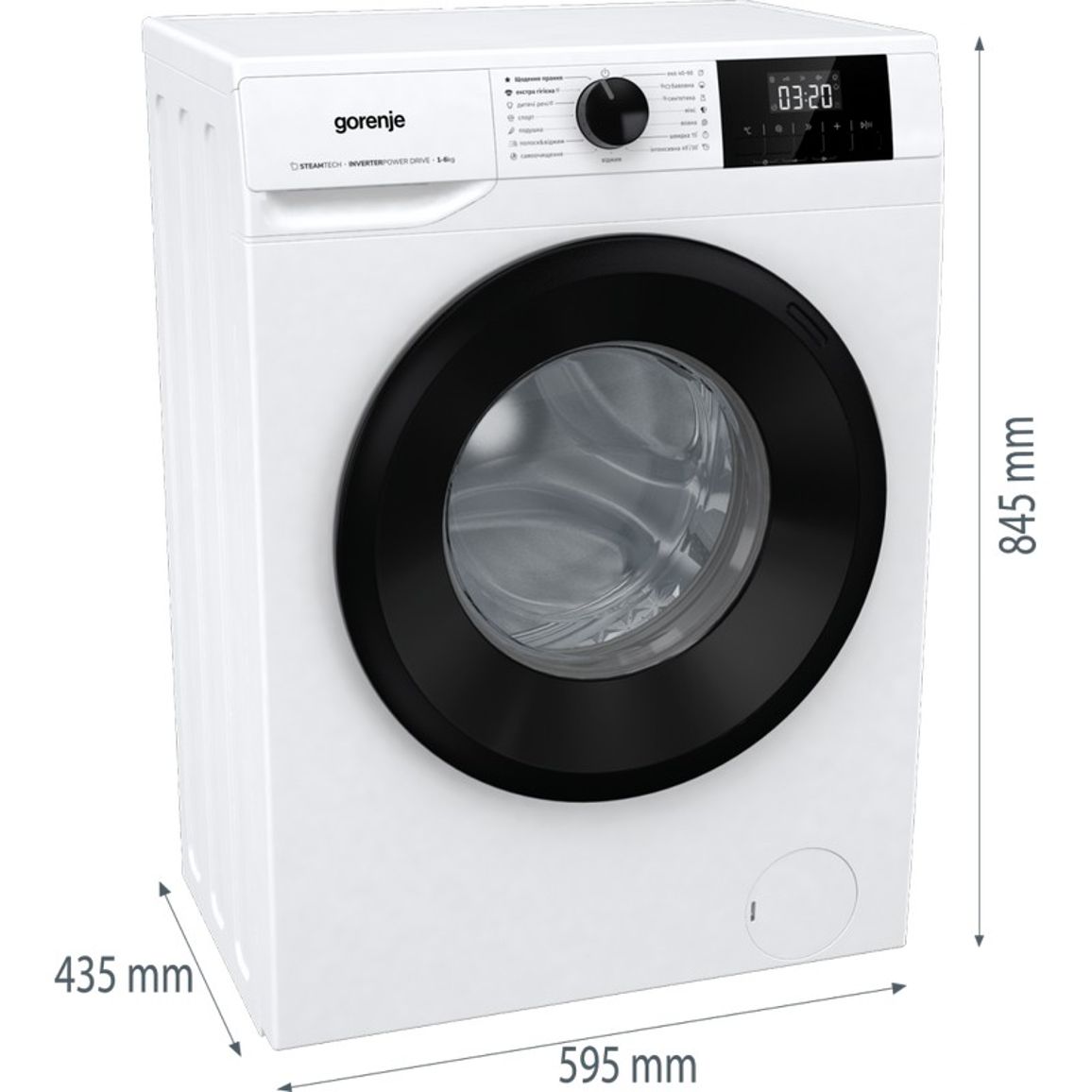 Стиральная машина W3NGPI62SBS Gorenje Стиральная машина W3NGPI62SBS Gorenje