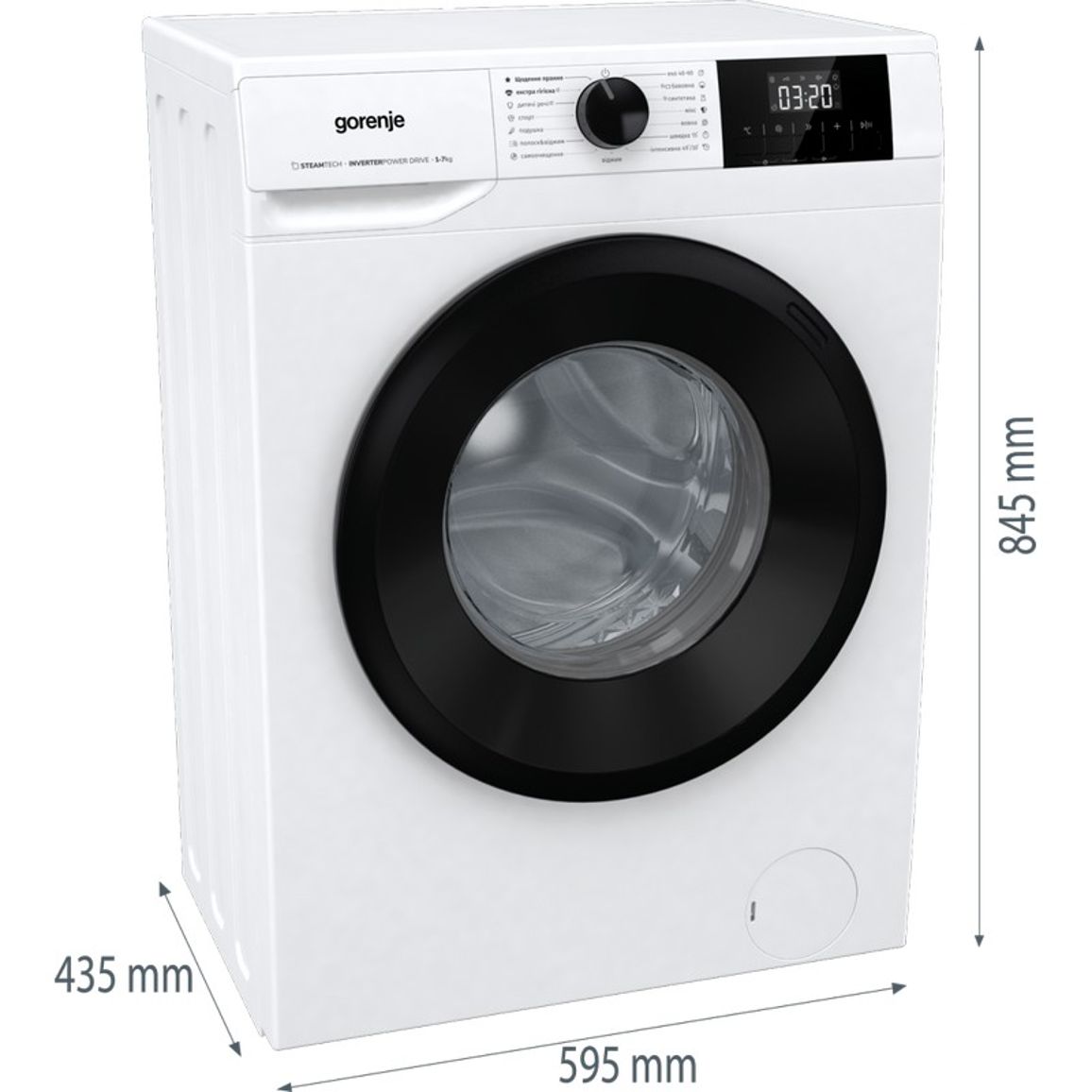 Стиральная машина W3NGPI72SBS Gorenje Стиральная машина W3NGPI72SBS Gorenje