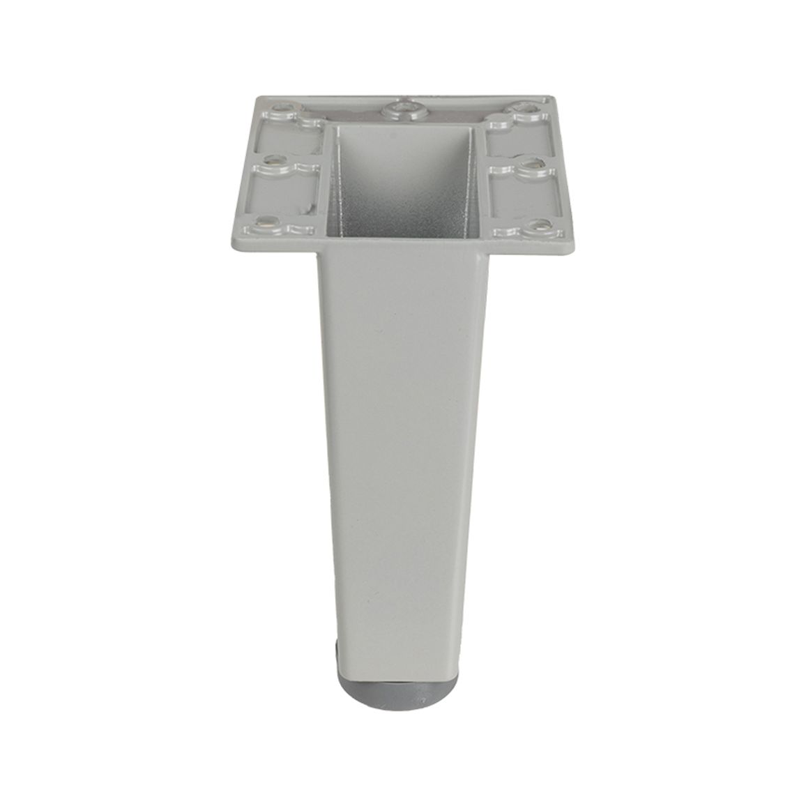 Мебельная ножка, TS 0028, h=100мм, макс. 150кг, серый RAL9006 Мебельная ножка, TS 0028, h=100мм, макс. 150кг, серый RAL9006