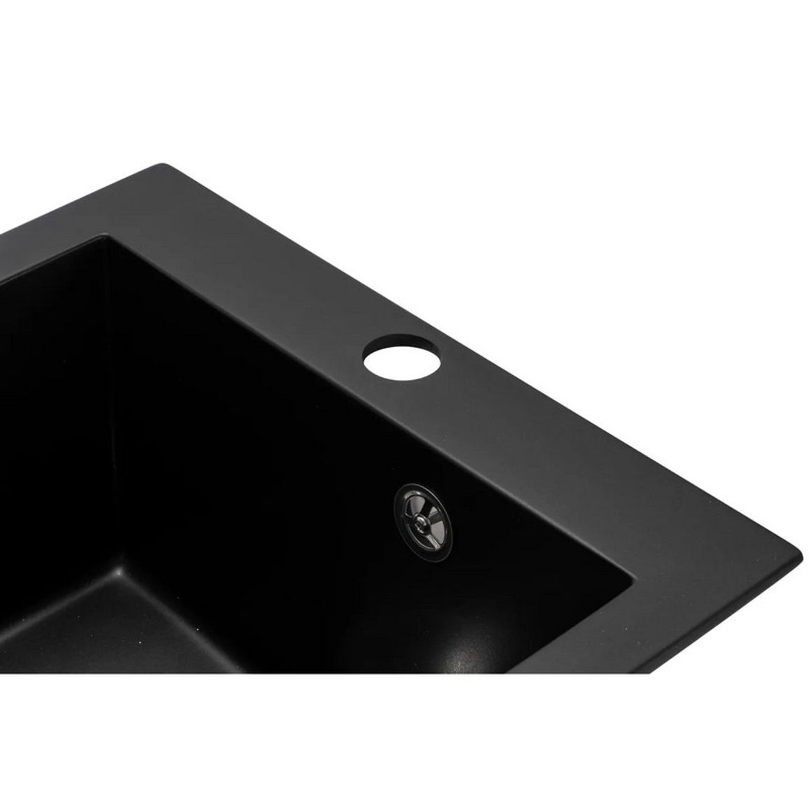 Мийка CADIZ black shine (410*500mm.) граніт Granado Мийка CADIZ black shine (410*500mm.) граніт Granado
