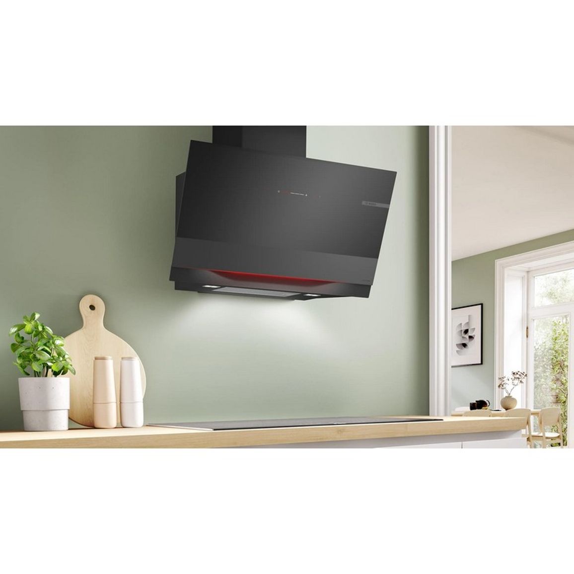Настенная вытяжка черная DWK91LT65 Accent Line Bosch Настенная вытяжка черная DWK91LT65 Accent Line Bosch