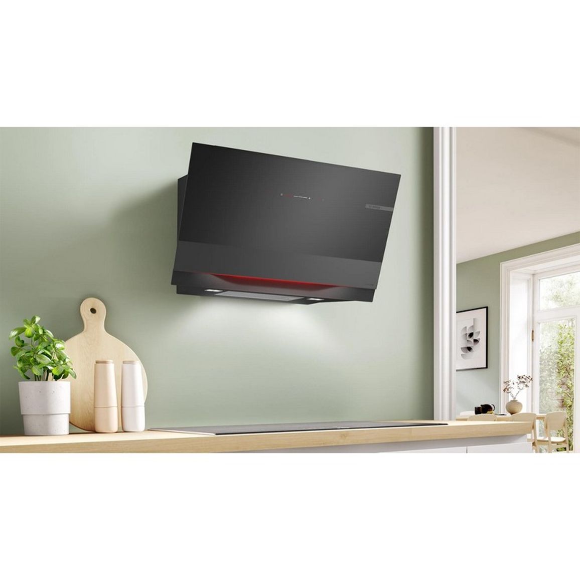 Настенная вытяжка черная DWK91LT65 Accent Line Bosch Настенная вытяжка черная DWK91LT65 Accent Line Bosch