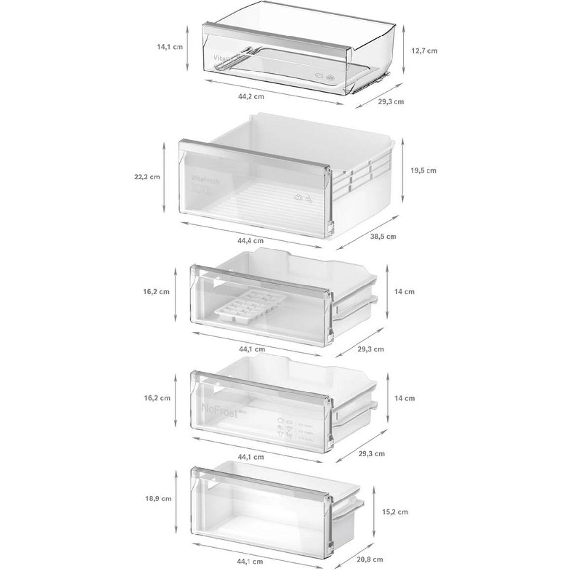 Вбудований холодильник KIN96VFD0 60см Bosch Вбудований холодильник KIN96VFD0 60см Bosch