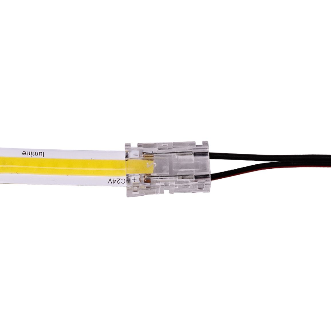 Конечный соединитель SMD/COB 8 мм, прокалывающего типа Конечный соединитель SMD/COB 8 мм, прокалывающего типа