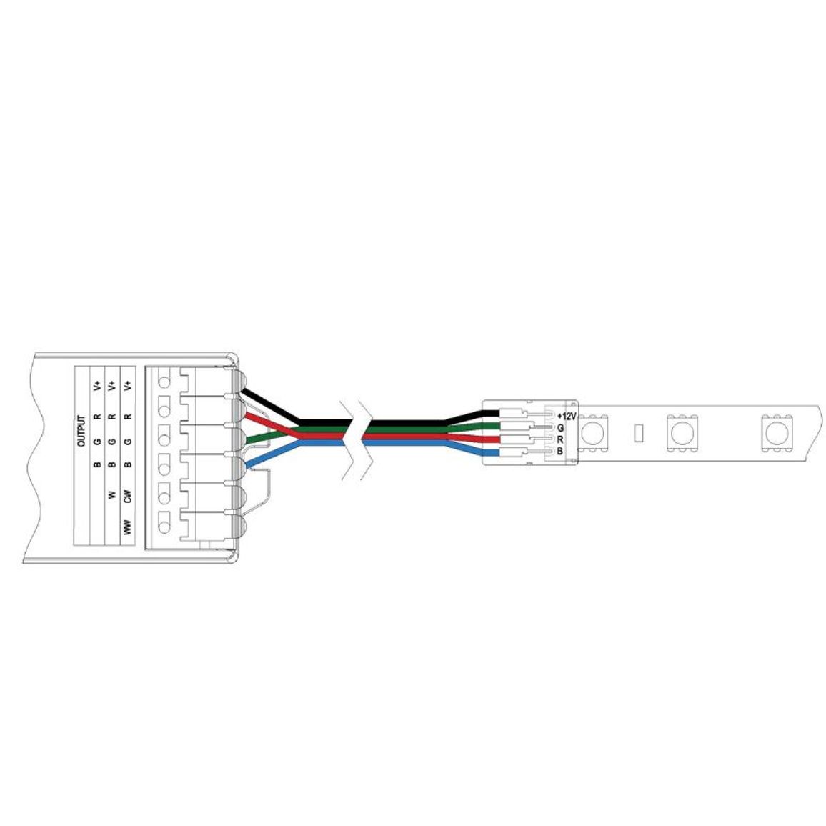 Конечный соединитель RGB 10 мм, прокалывающего типа Конечный соединитель RGB 10 мм, прокалывающего типа