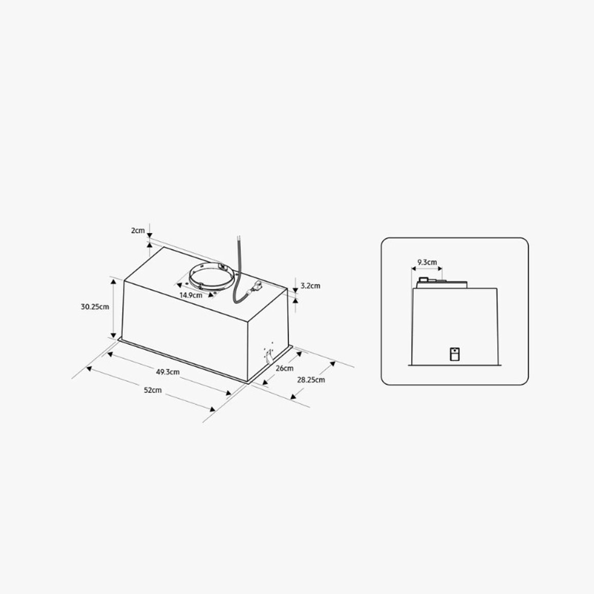 Вытяжка NK52FG455CC/UR черная 520мм. SAMSUNG Вытяжка NK52FG455CC/UR черная 520мм. SAMSUNG