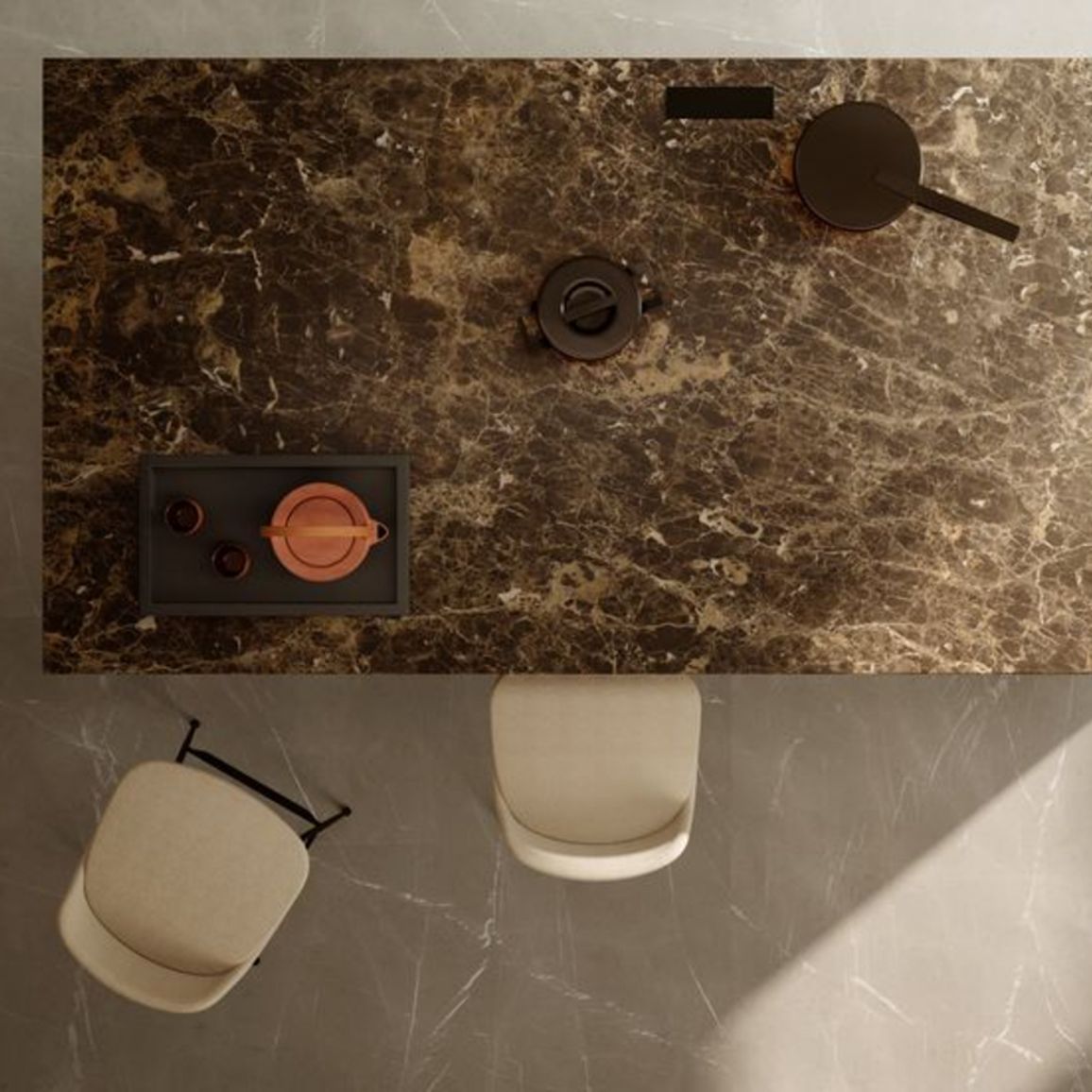 Керамогранит Marazzi Marble Look Emperador lux 6 мм 3200х1600 Керамогранит Marazzi Marble Look Emperador lux 6 мм 3200х1600