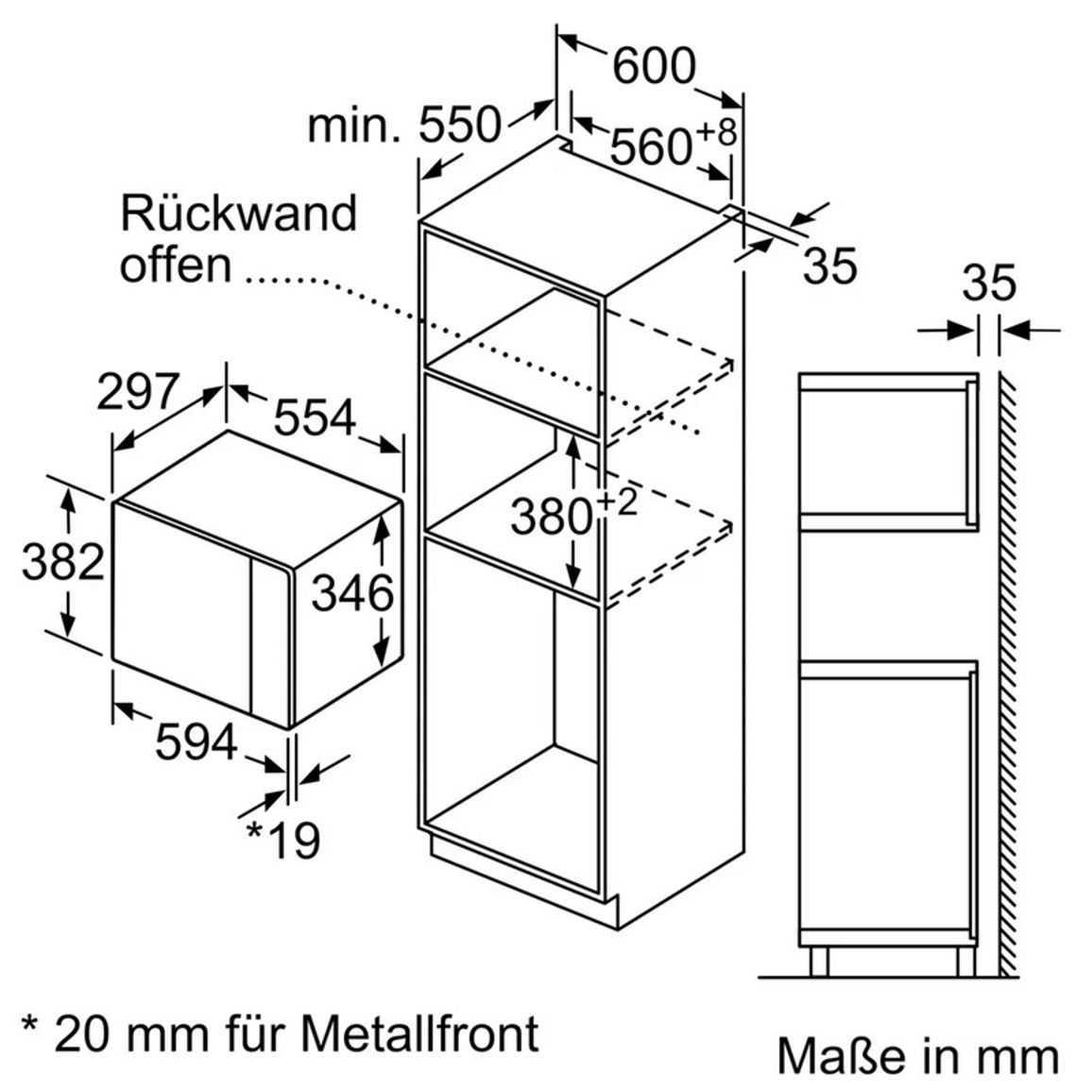 Встраиваемая микроволновка HLAWD23G0 Neff