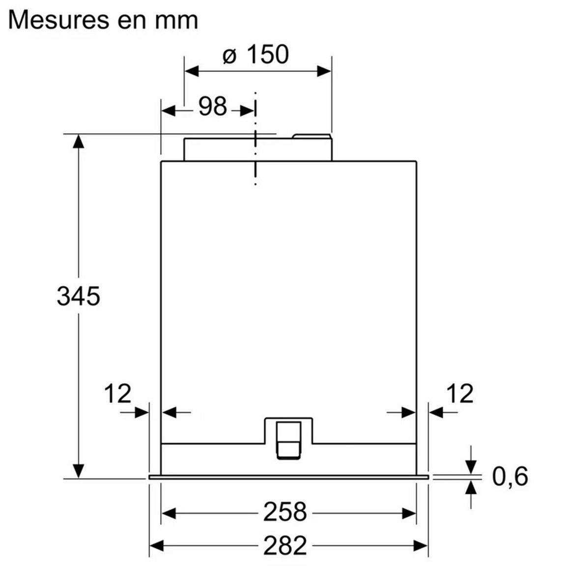 Вытяжка встроенная D54NAC1N0 52 см Neff Вытяжка встроенная D54NAC1N0 52 см Neff