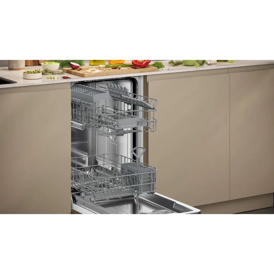 Вбудована посудомийна машина S855EKX33E Neff (45см)