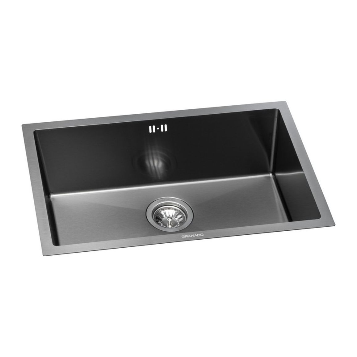 Мойка стальная Under top L STEEL S201 black (650*430*220mm) GRANADO Мойка стальная Under top L STEEL S201 black (650*430*220mm) GRANADO