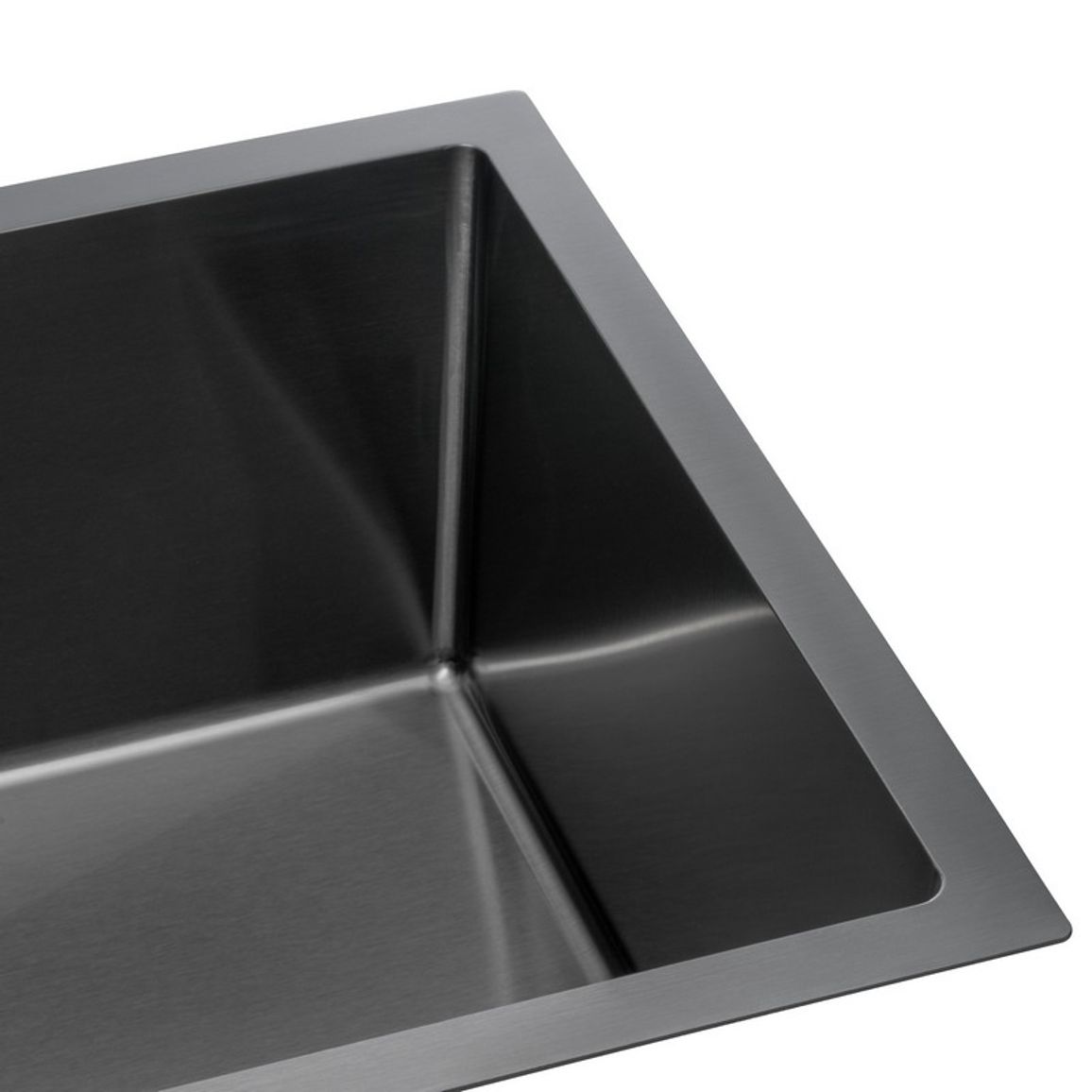 Мойка стальная Under top L STEEL S201 black (650*430*220mm) GRANADO Мойка стальная Under top L STEEL S201 black (650*430*220mm) GRANADO