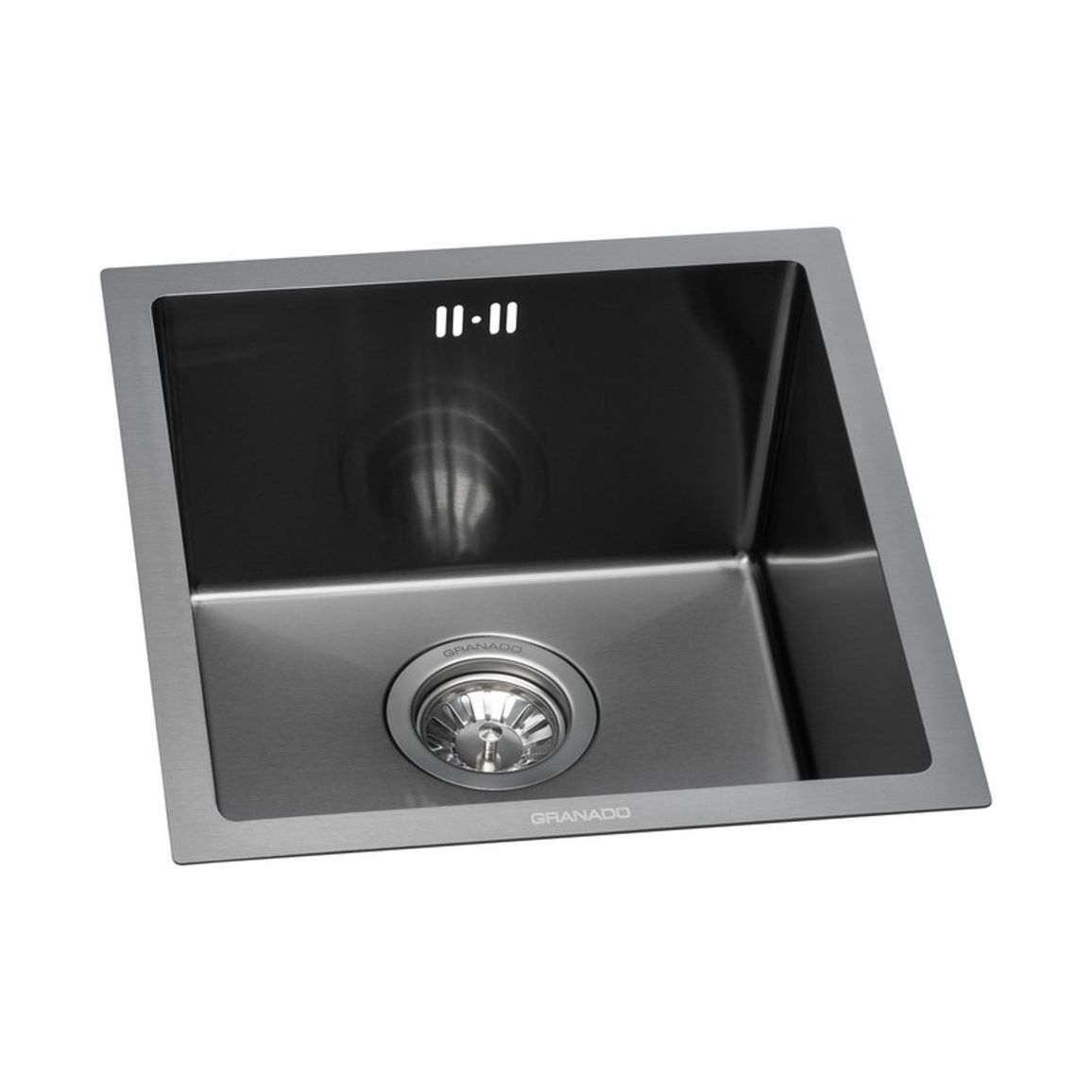 Мойка стальная Under top mini STEEL S201 black (400*430*220mm) GRANADO Мойка стальная Under top mini STEEL S201 black (400*430*220mm) GRANADO