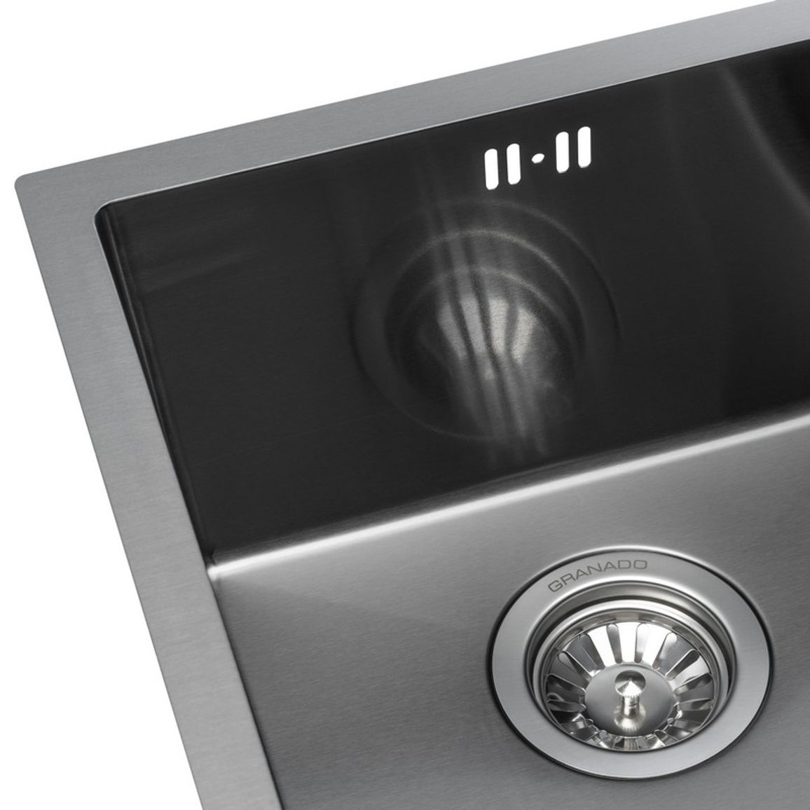 Мойка стальная Under top mini STEEL S201 black (400*430*220mm) GRANADO Мойка стальная Under top mini STEEL S201 black (400*430*220mm) GRANADO