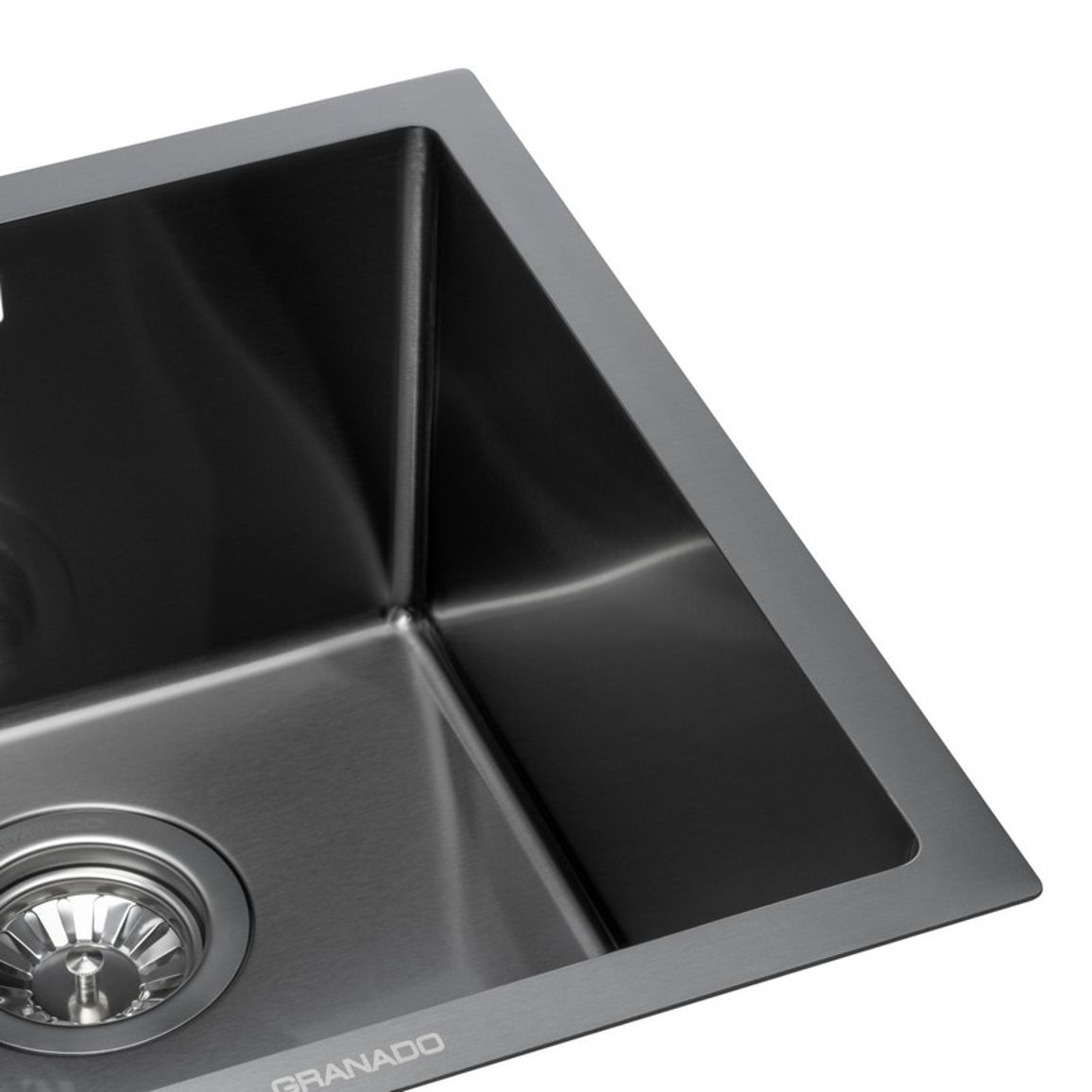 Мойка стальная Under top mini STEEL S201 black (400*430*220mm) GRANADO Мойка стальная Under top mini STEEL S201 black (400*430*220mm) GRANADO