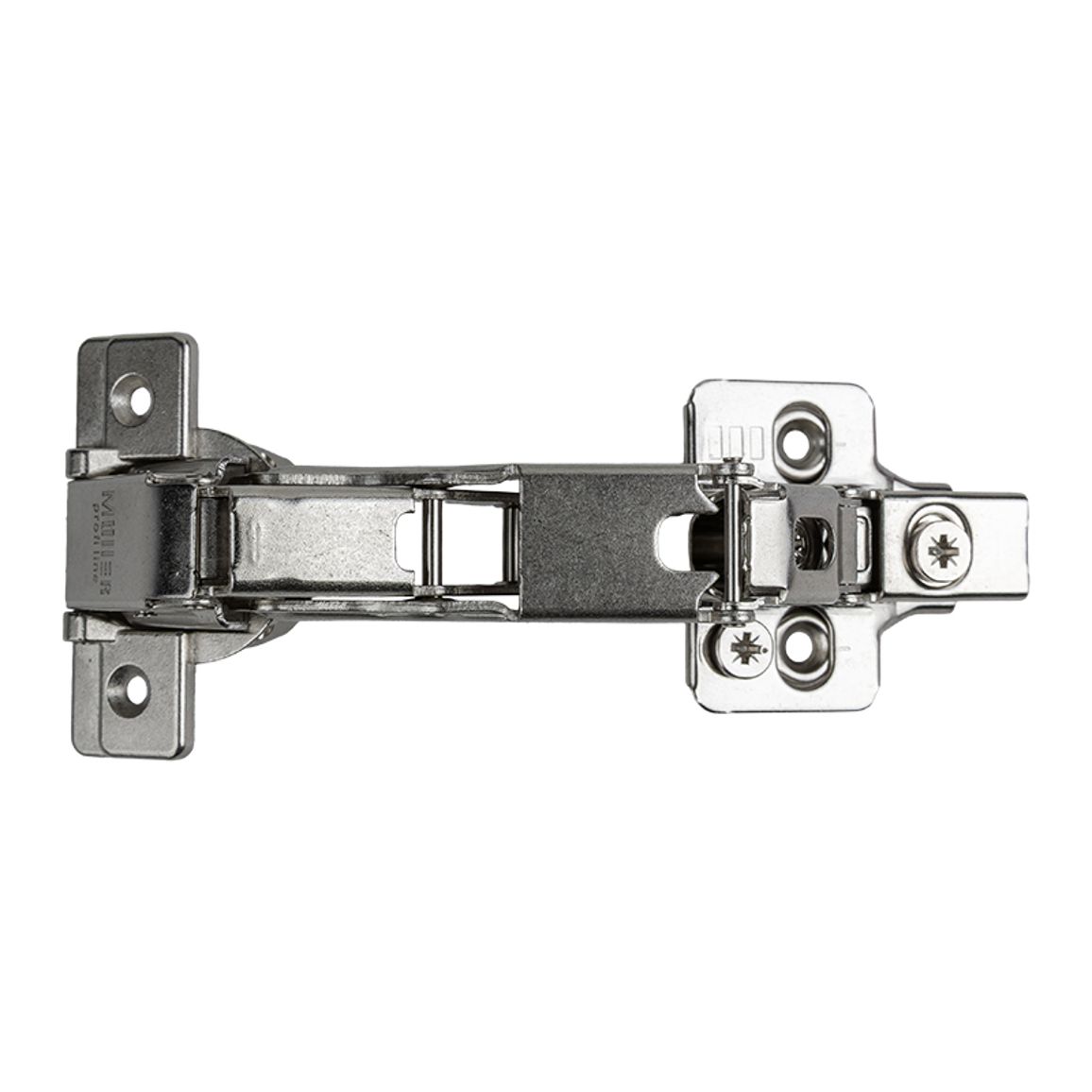 Петля Clip-On, 165°, трансформер, без пружини, никель, 3D Muller Profi Line Петля Clip-On, 165°, трансформер, без пружини, никель, 3D Muller Profi Line