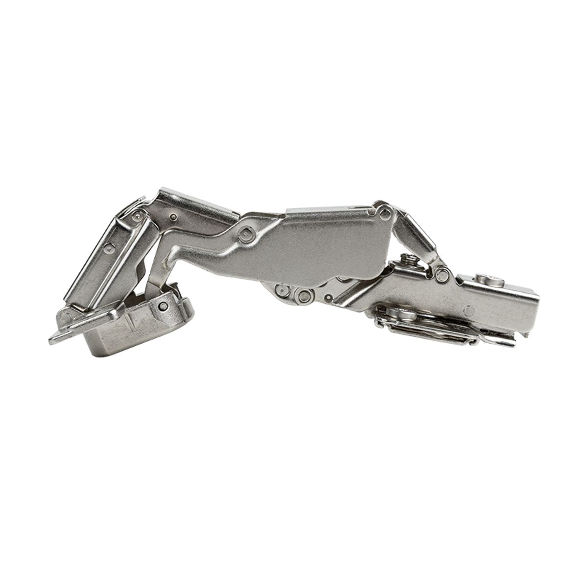 Петля Clip-On, 165°, трансформер, без пружини, никель, 3D Muller Profi Line Петля Clip-On, 165°, трансформер, без пружини, никель, 3D Muller Profi Line