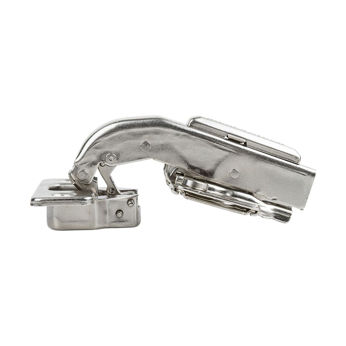 Петля Clip-On, 90° ровнолежащая, без пружини, никель, 3D Muller Profi Line Петля Clip-On, 90° ровнолежащая, без пружини, никель, 3D Muller Profi Line