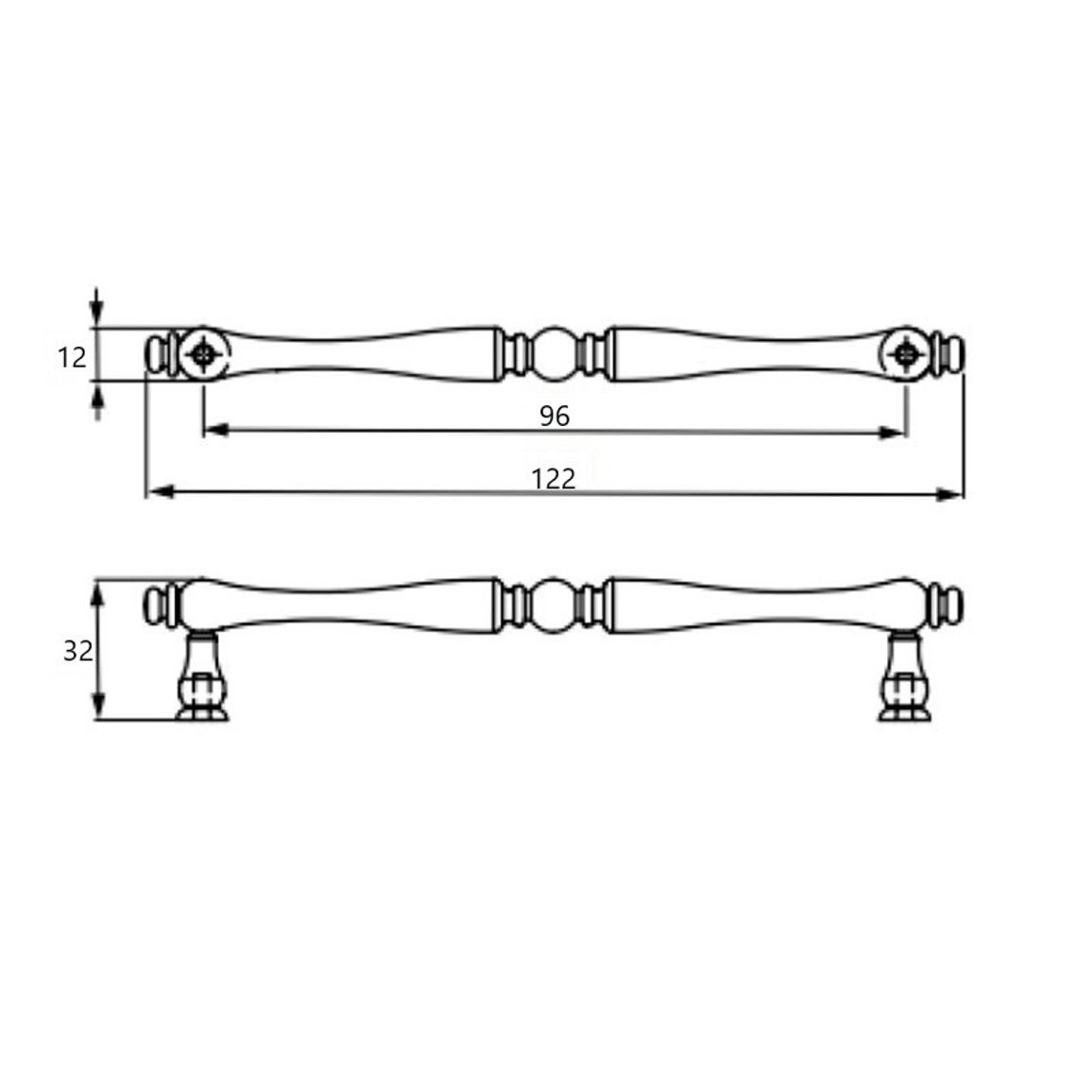 Ручка Cosma А 12785.096 темний нікель Ручка Cosma А 12785.096 темний нікель