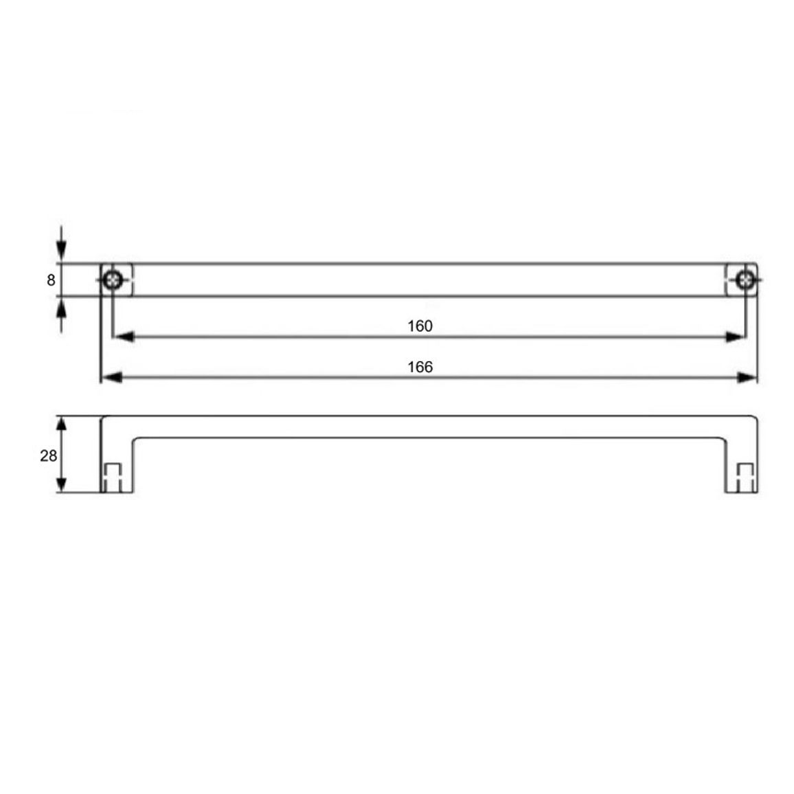 Ручка Cosma M 12861.160 хром Ручка Cosma M 12861.160 хром