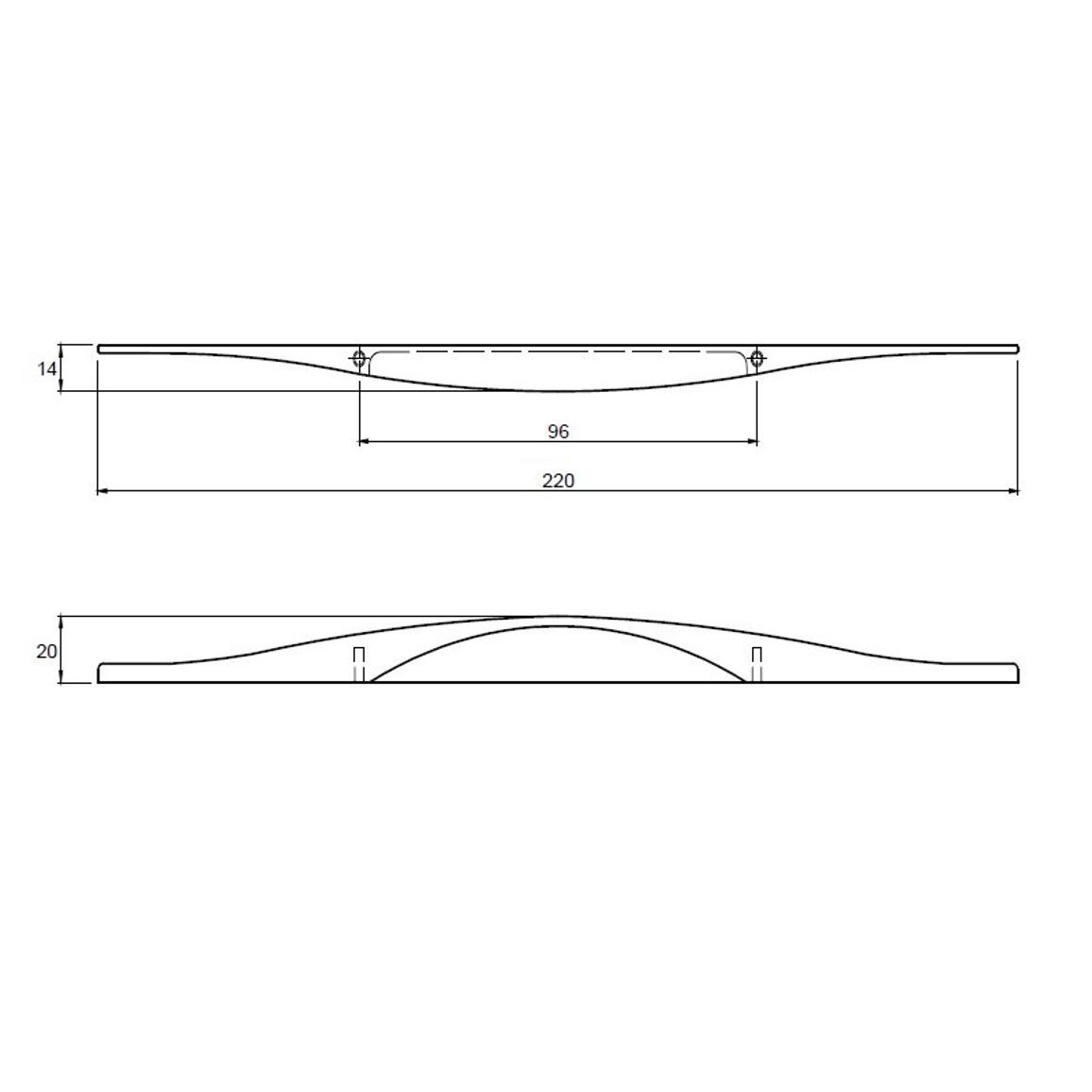 Ручка Cosma M 12909.096 никель Ручка Cosma M 12909.096 никель
