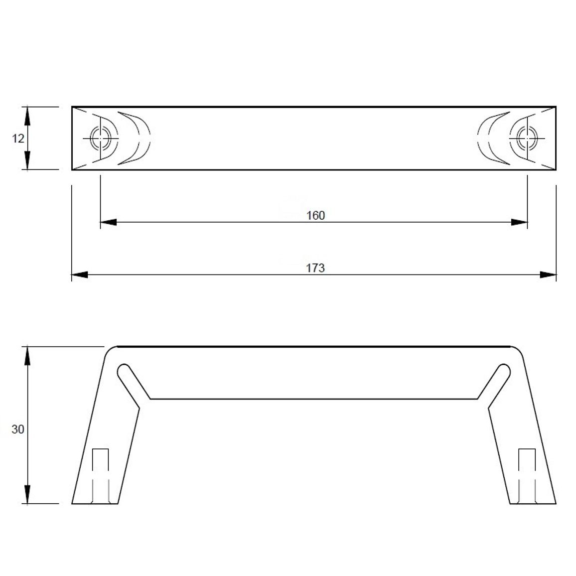 Ручка Cosma M 12748.160 хром Ручка Cosma M 12748.160 хром