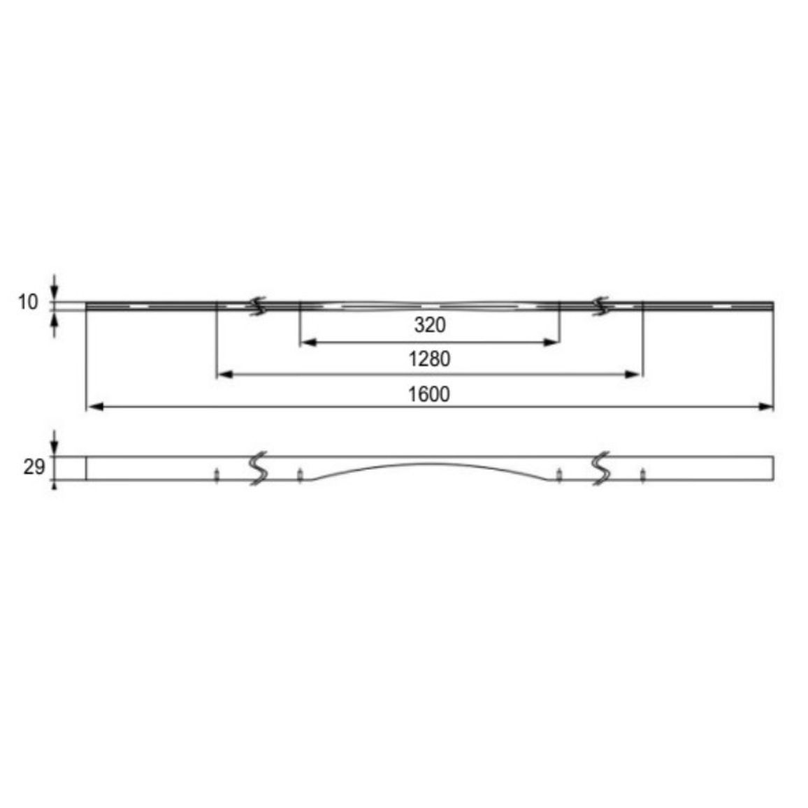 Ручка Cosma M 587.320-1280.1600 хром