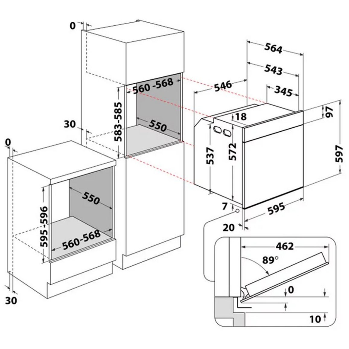 Духова шафа вбудована WOI5S8CM1SXA Whirlpool Духова шафа вбудована WOI5S8CM1SXA Whirlpool