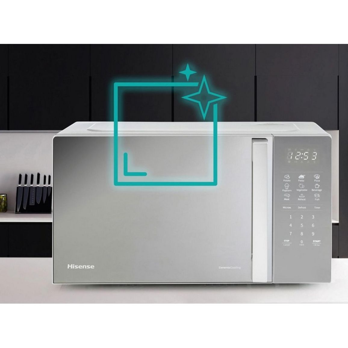 Мікрохвильова піч H20MOMSS4H (C20PXP) HISENSE Мікрохвильова піч H20MOMSS4H (C20PXP) HISENSE