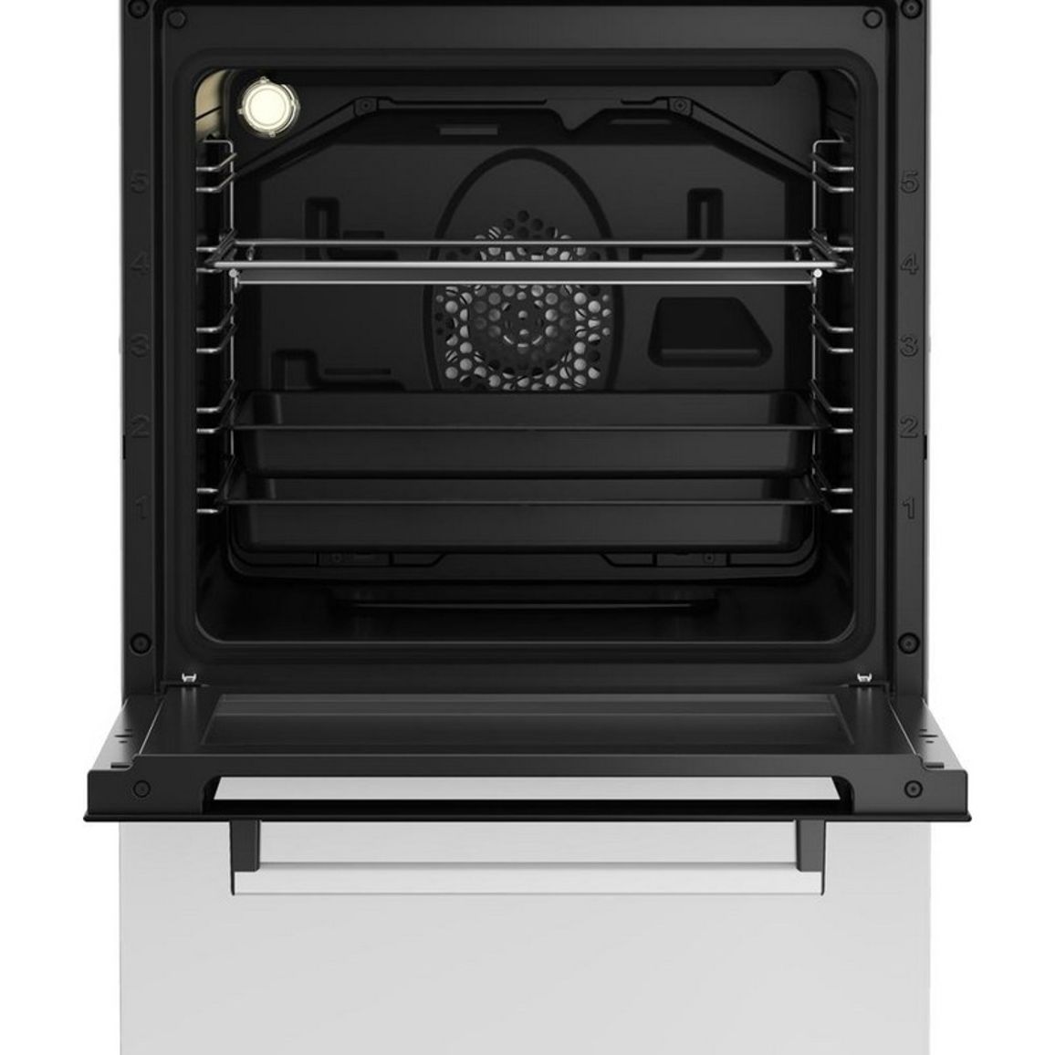 Плита комбінована біла FSM52330DWDS Beko