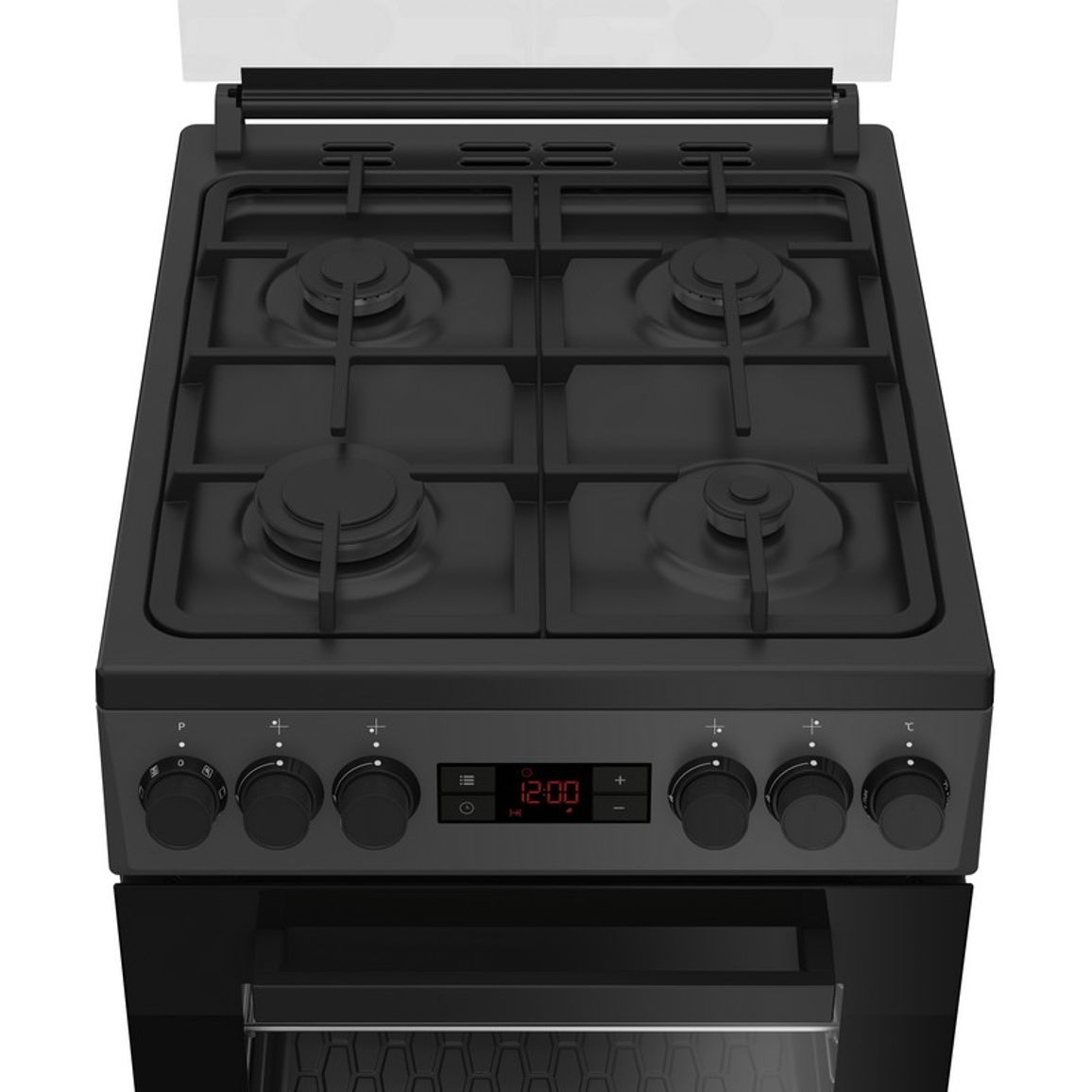 Плита комбінована чорна FSM52334DAO Beko