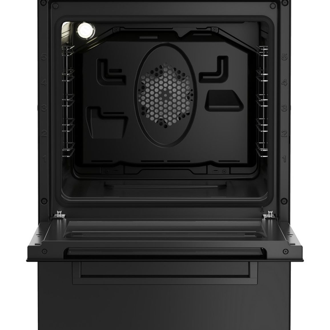 Плита комбінована чорна FSM52334DAO Beko