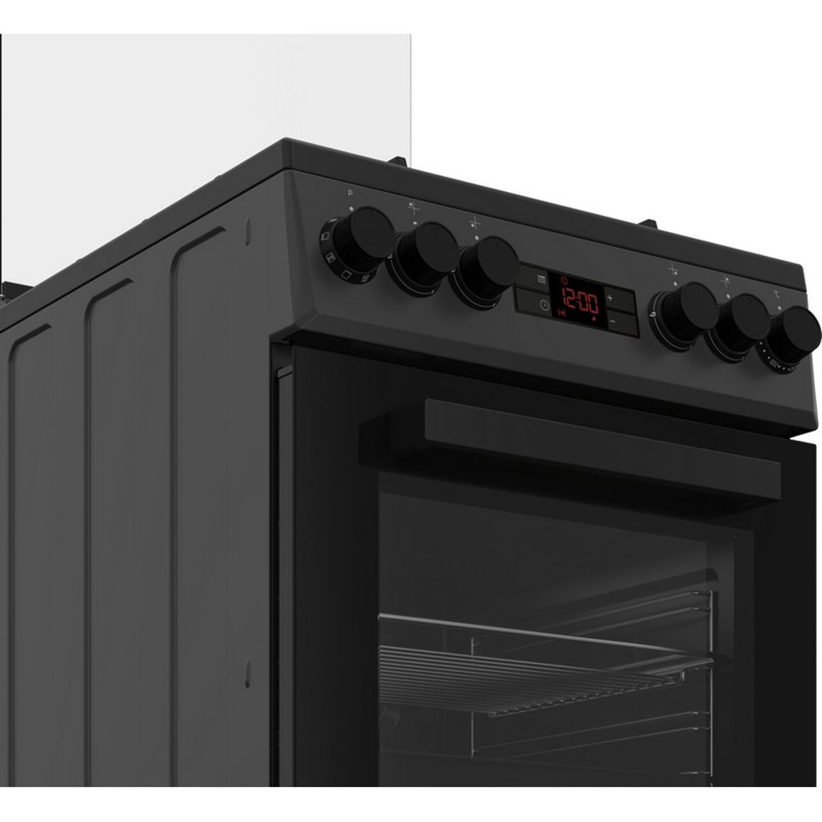 Плита комбінована чорна FSM52334DAO Beko
