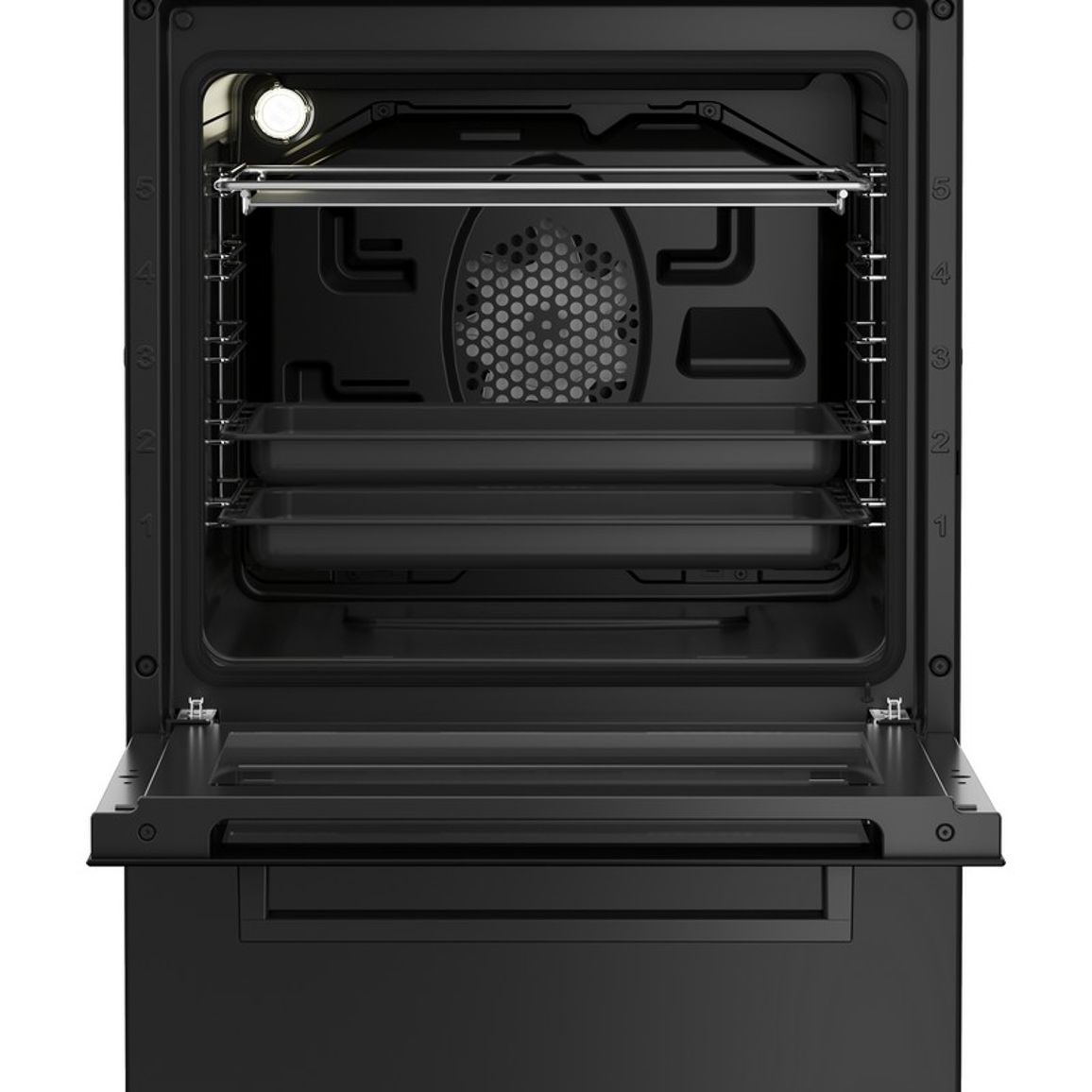 Плита комбінована чорна FSM52334DAO Beko