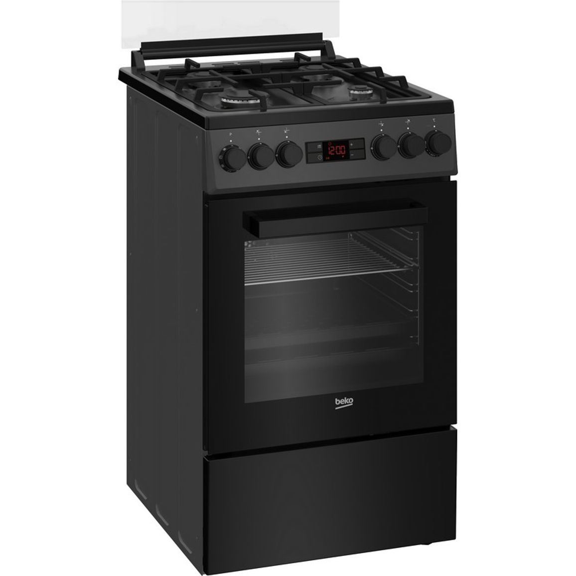 Плита комбінована чорна FSM52334DAO Beko