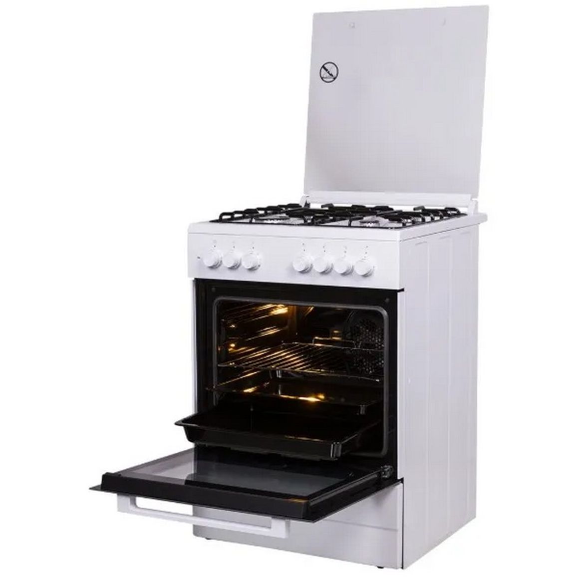 Плита комбінована біла FSM62120DW Beko