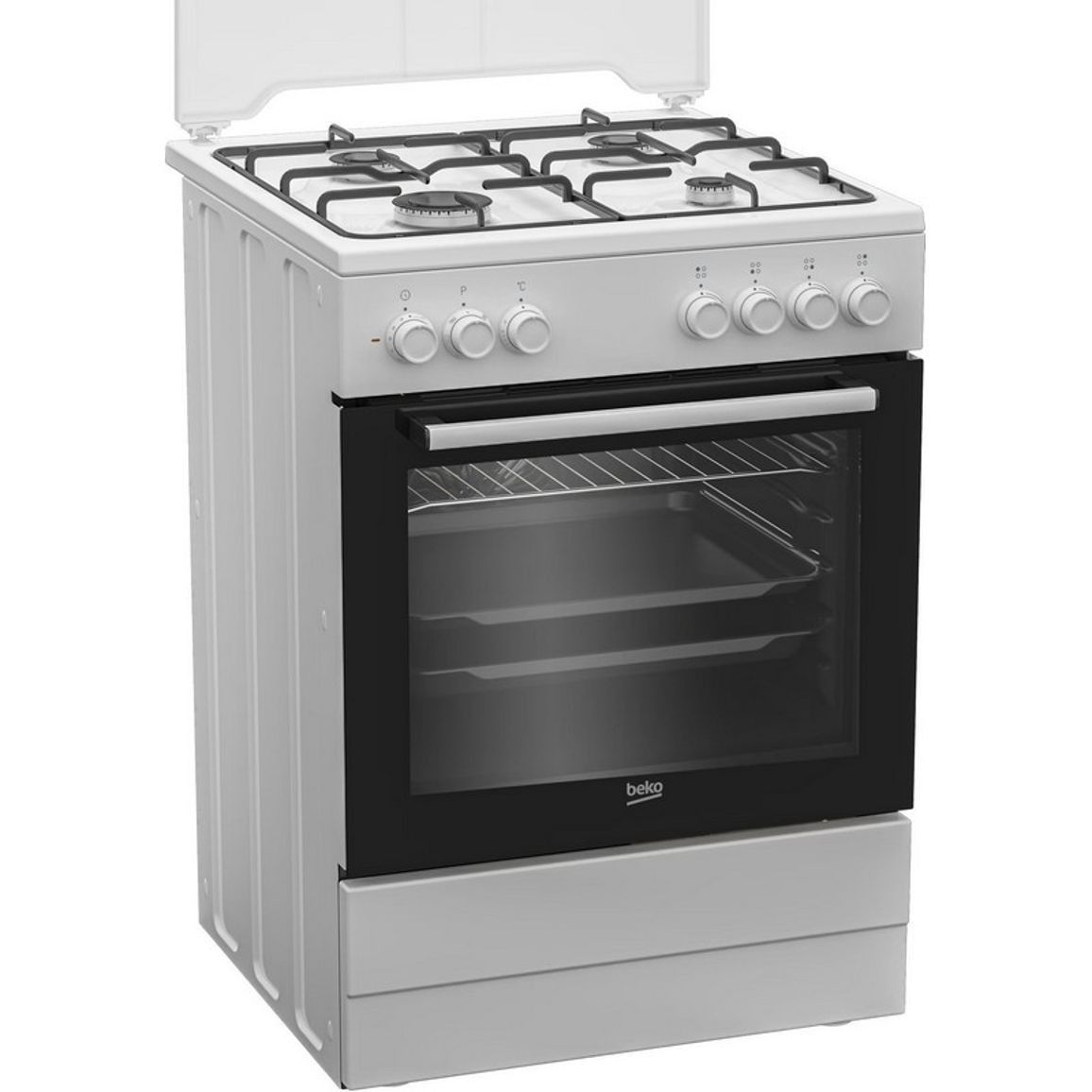 Плита комбінована біла FBM62120WD Beko