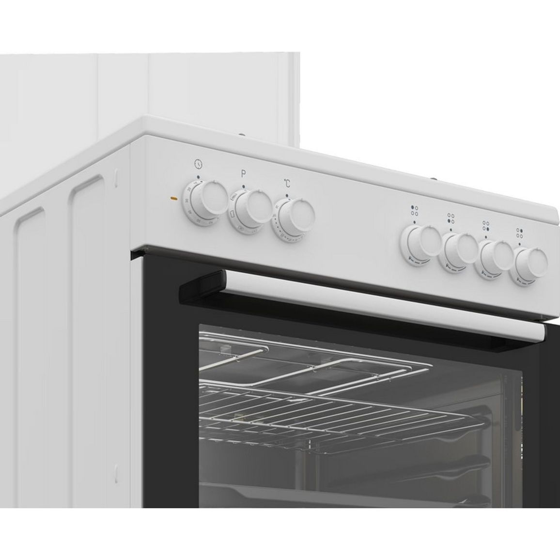 Плита комбінована біла FBM62120WD Beko