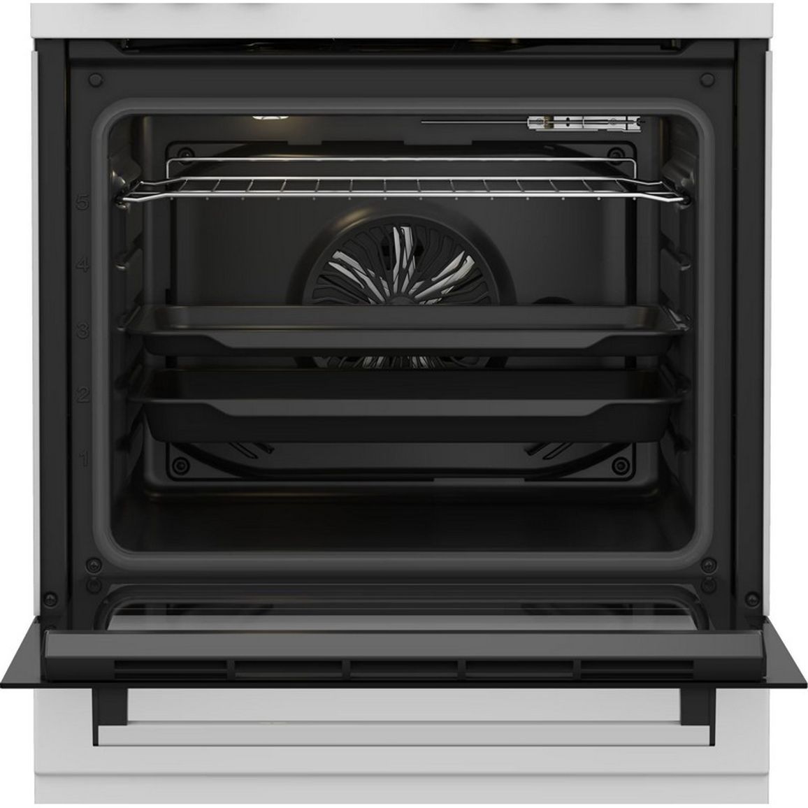 Плита комбінована біла FBM62120WD Beko