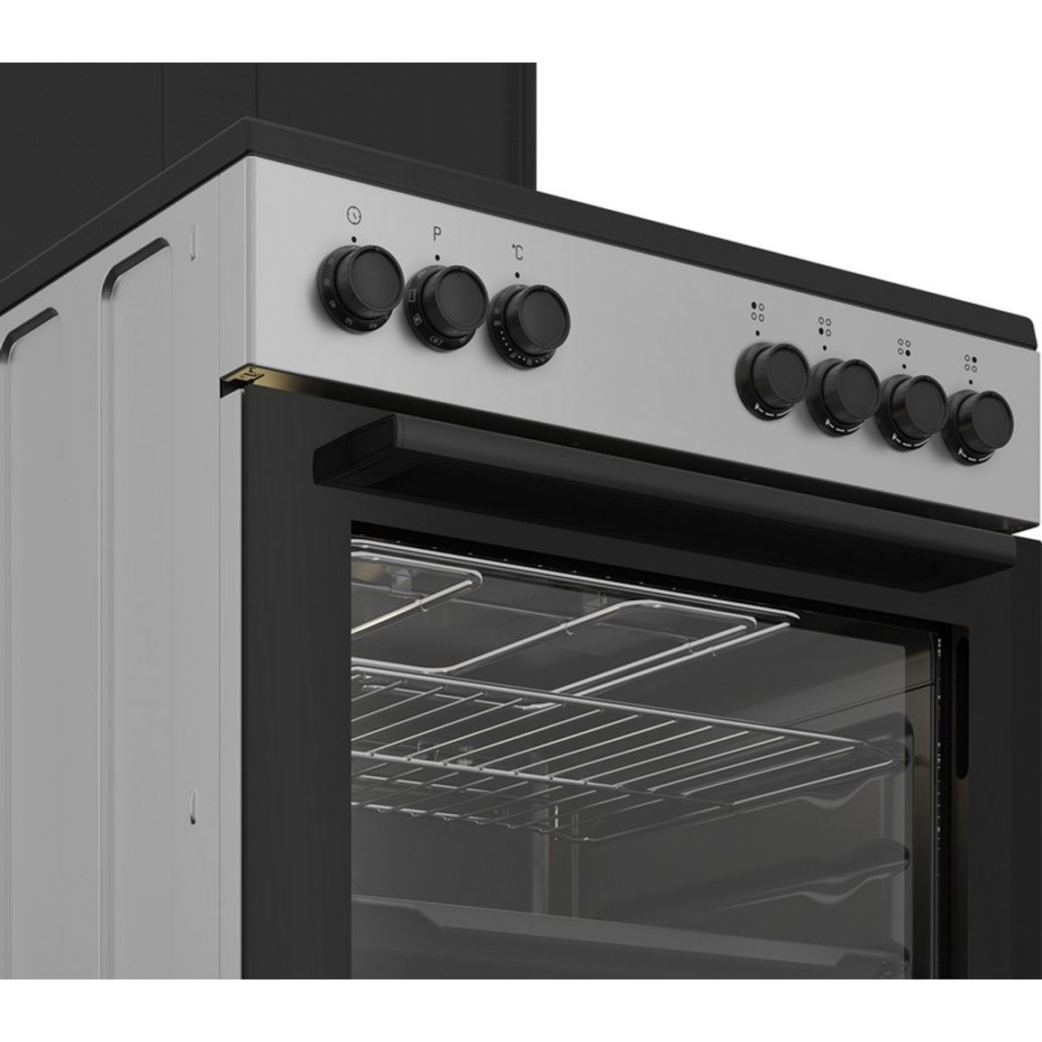 Плита комбінована нержавіюча сталь FBM62120SD Beko