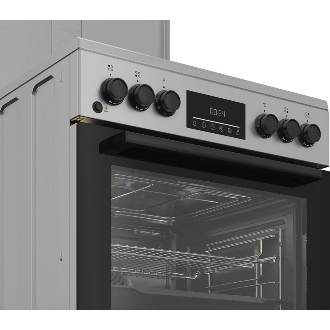 Плита комбінована нержавіюча сталь FBM62320SDS Beko