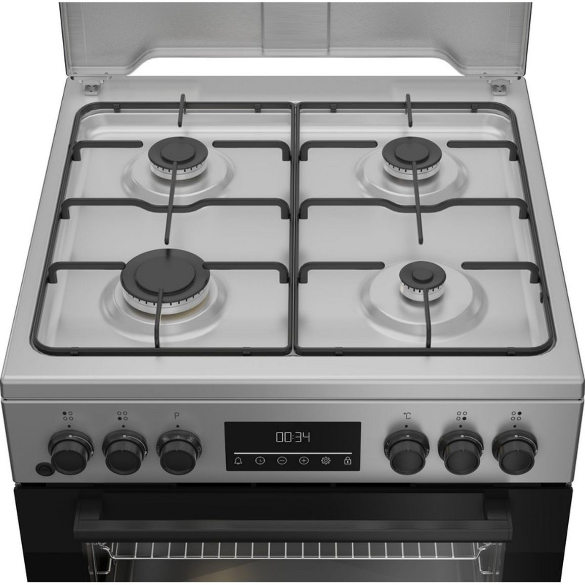 Плита комбінована нержавіюча сталь FBM62320SDS Beko