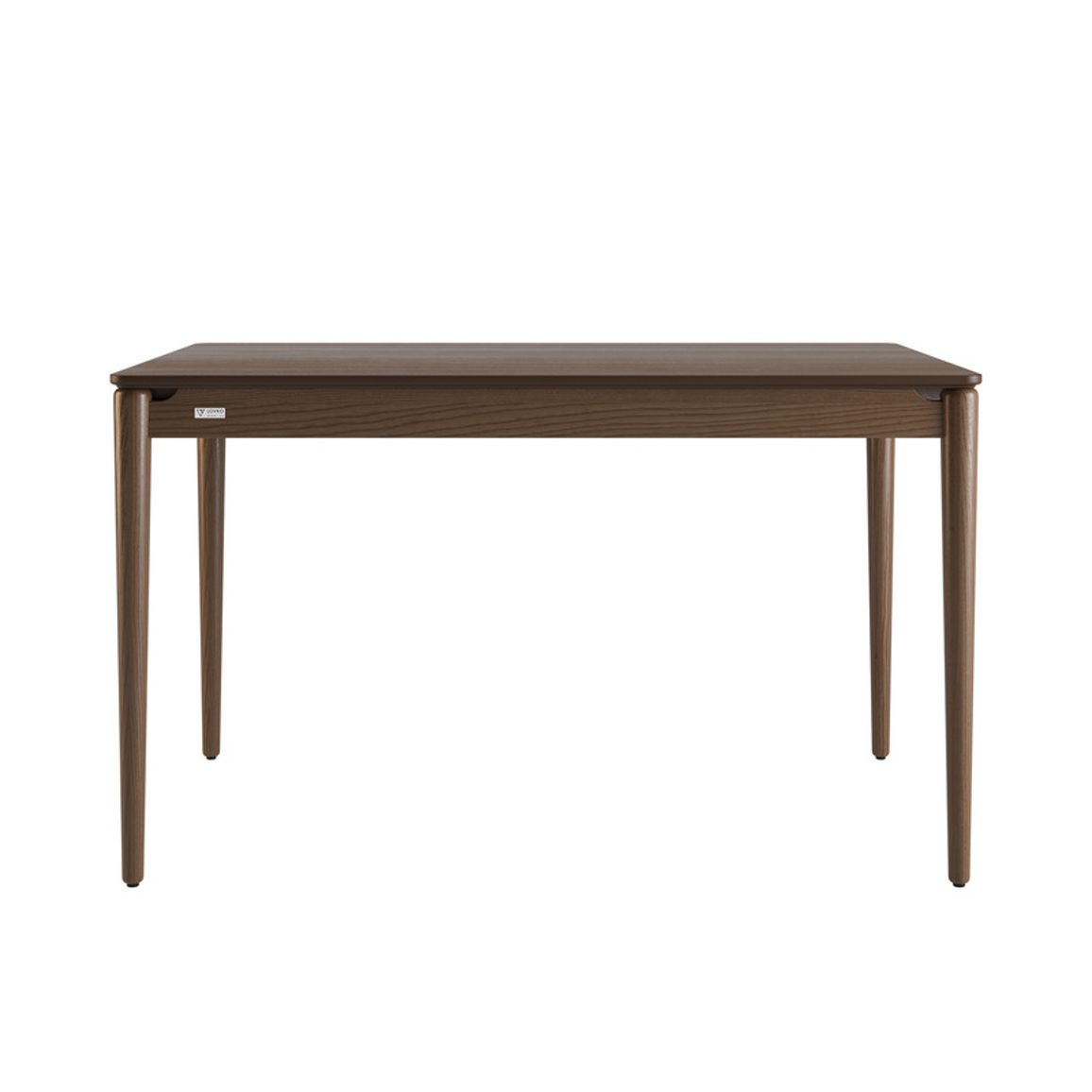 Стол обеденный раскладной Eclipse 130+60 x 80 тёмный орех