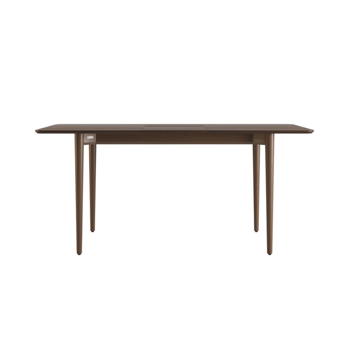 Стол обеденный раскладной Silva 130+40 x 80 тёмный орех