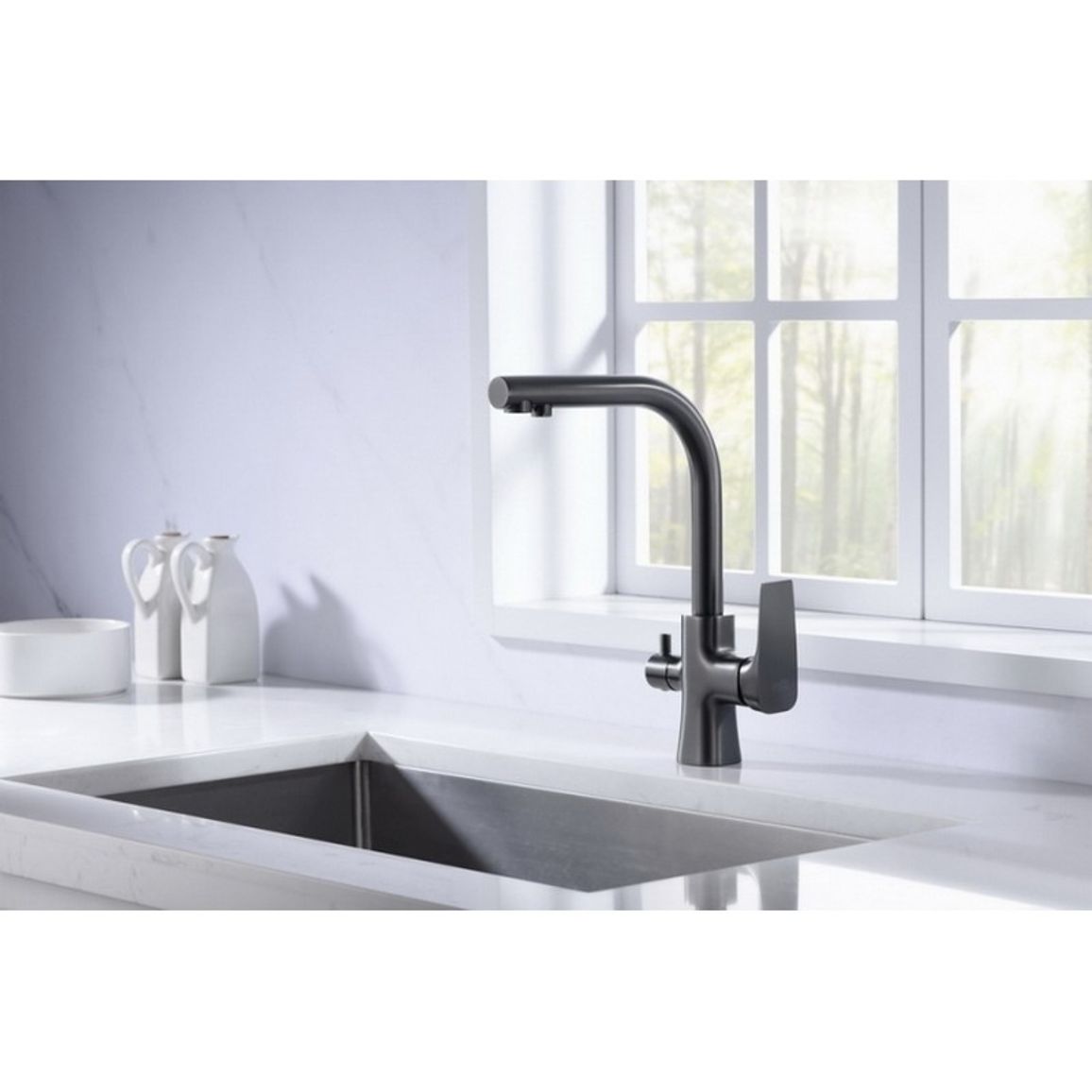 Змішувач TIVOLI grafit Gun Metal Blue Water (5901730615982) Змішувач TIVOLI grafit Gun Metal Blue Water (5901730615982)