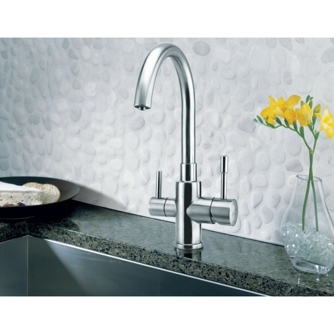Змішувач PALMIRA Inox Blue Water Змішувач PALMIRA Inox Blue Water
