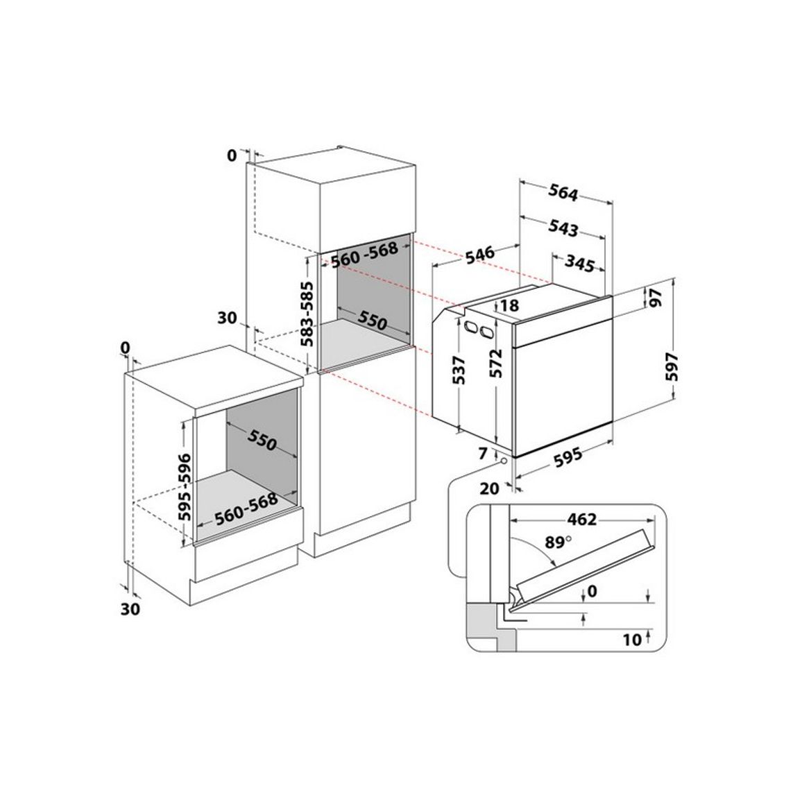 Духова шафа вбудована WOI118HT2SSMA Whirlpool Духова шафа вбудована WOI118HT2SSMA Whirlpool